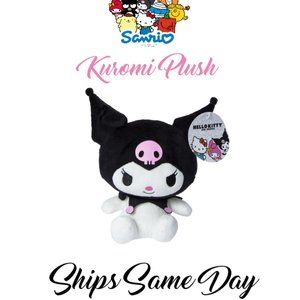 Official Sanrio Kuromi Ultra Soft Plush 8" Kawaii Love Fun - NEW